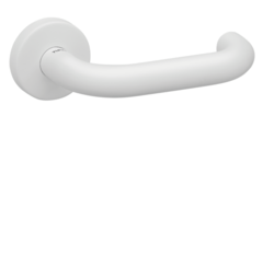 Klika na dveře TI - COSLAN - R 2000 WS - Bílá matná (152)