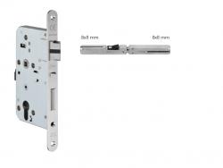 JNF - Panikový zámek IN.20.601.R - oválný BN - Broušená nerez