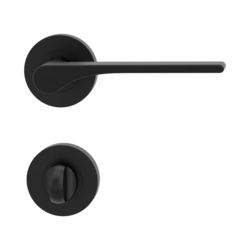 Klika na dveře GK - LEAF LIGHT - R Grafit černá (28)