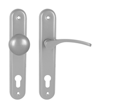 Klika na dveře KE - LAURA - SO Stříbrná