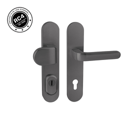 Bezpečnostní kování RC4 MPK - SECURO INOX S01 PLUS - SO M2 TARA T PVD - Titan PVD