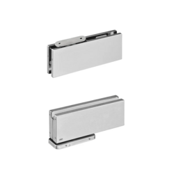 JNF - SET NA SKLO - hydraulický pivot IN.81.203 BN - Broušená nerez