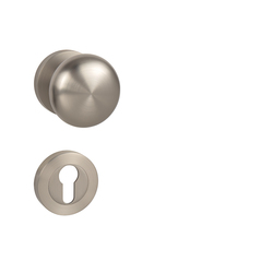 Koule na dveře MP - KOULE - R pevná NP - Nikl perla