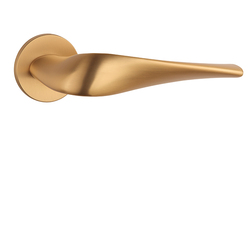 Klika na dveře AS - PETUNIA - R 5S OLS - Mosaz broušená