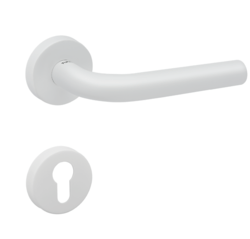 Klika na dveře TI - MONA - R 2001 WS - Bílá matná (152)