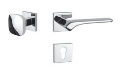 Klika na dveře AS - BERGENIA - HR 7S OC - Chrom lesklý