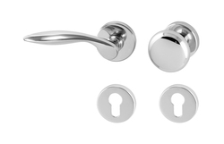 Klika na dveře TI - CLAUDIA - R 1938 OC - ​​Chrom lesklý (03)