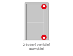 JNF - PANIKOVÉ KOVÁNÍ 2B - IN.20.953 - 2D PK NEREZ BN - Broušená nerez