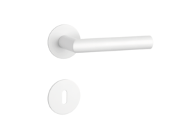 Klika na dveře SH - OVAL - R 1750 3SM WS - Bílá matná