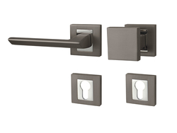 Klika na dveře MP - JASPER - HR T/OC - Titan / chrom lesklý