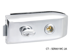 CT - 6000 Kování na skleněné dveře OC - ​​Chrom lesklý