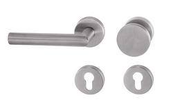 Klika na dveře TI - FAVORIT - R 2002 BN - Broušená nerez (16)