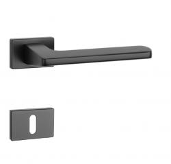 Klika na dveře AS - YUKA - RT 7S BS - Černá matná