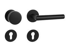 Klika na dveře MP - FAVORIT 22 - R 3SM BS - Černá matná