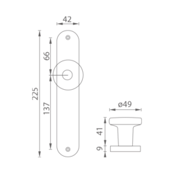 MP - KOULE PEVNÁ - SO BS - Černá matná