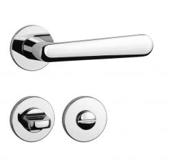 Klika na dveře AS - ARIA - R 5S OC - Chrom lesklý