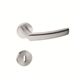 Klika na dveře JNF - ARCO IN.00.141 - R BN - Broušená nerez