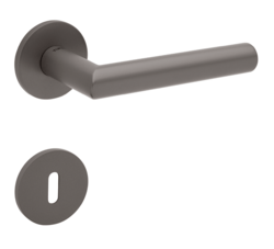 Klika na dveře TI - FAVORIT - R 4152 5S T - Titan (141)