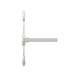 DK - PANIKOVÉ KOVÁNÍ PHB 1202 - 2-bodové zajištění D1/1H-1D BN - Broušená nerez