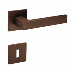 Klika na dveře TI - SQUARE - HR 2275Q 5S CUM - Měď matná (186)