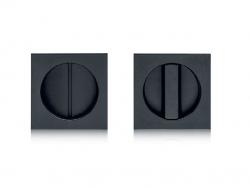 SAB - Set na posuvné dveře Hooky ZERO - HR WC BS - Černá matná