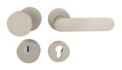 Bezpečnostní kování TI - CUBO/NELA - R NP - Nikl perla (142)