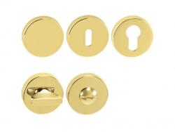 TI - ROZETA - R OLV - Mosaz leštěná lakovaná (01)