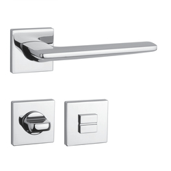 Klika na dveře AS - LUNARIA - HR 7S OC - Chrom lesklý