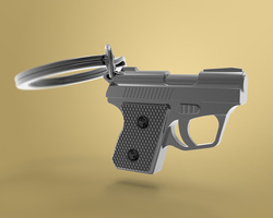 MTM973 MTM - KLÍČENKA - Pistol černá 