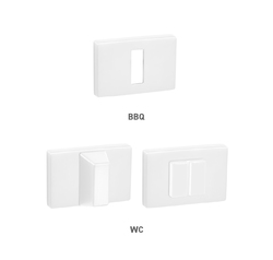 Rozeta ke klice MPK - ROZETA - RT ANITA WS - Bílá matná