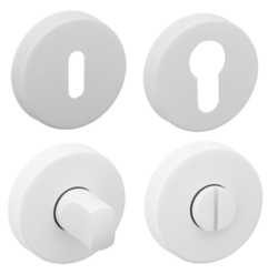 Rozeta ke klice TI - ROZETA - R AP WS - Bílá matná (152)