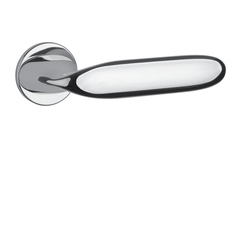 Klika na dveře AS - PEONIA - R 7S OC - Chrom lesklý