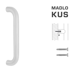Madlo na dveře FT - MADLO kód K01 Ø 32 mm ST ks WS - Bílá matná