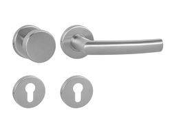 Klika na dveře MP - ESSO - R BN - Broušená nerez