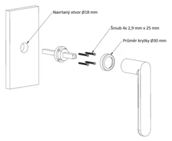 Klika na eurookno VM - DK - WIND - R mini OGS - Bronz matný (21)