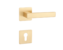 Klika na dveře SH - KVADRAT - HR 1760 3SM OLS - Mosaz broušená