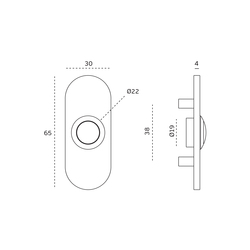 JNF - SPÍNAČ IN.24.209 BN - Broušená nerez