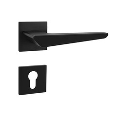 Klika na dveře TI - TIGA - HR 4154Q 5S BS - Černá matná (153)