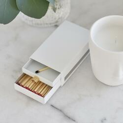 SN - DESIGNOVÁ Krabička na zápalky Bílá matná