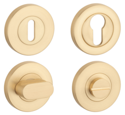 Rozeta ke klice SH - ROZETA - R PRO 8 MM OLS - Mosaz broušená