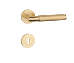 Klika na dveře SH - OVAL - R 1741 PRO 8 MM OLS - Mosaz broušená