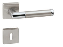 Klika na dveře WB - PRADO 010Q - HR EPR OC/BN - Chrom lesklý / broušená nerez