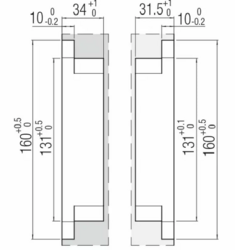 KZ - Skrytý závěs Atomica - K8080 WS - Bílá matná
