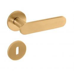 Klika na dveře TI - NELA - R 4006 5S OLS - Mosaz broušená (158)