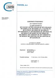 Klika na dveře MP - NERO - HR BN - Broušená nerez