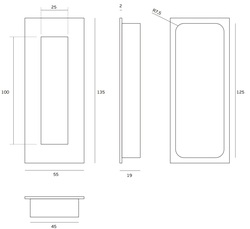 JNF - Mušle IN.16.412 CUM - Měď matná (RCO)