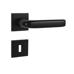 Klika na dveře TI - IDEAL - HR 4162Q 5S BS - Černá matná (153)