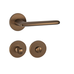 Klika na dveře MP - ELIPTICA - R S6 CUM - Měď matná