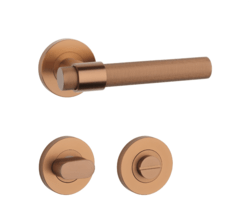 Klika na dveře SH - OVAL - R 1743 PRO 8 MM CUM PVD - Měď matná PVD