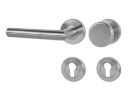 Klika na dveře MP - FAVORIT - RS BN - Broušená nerez